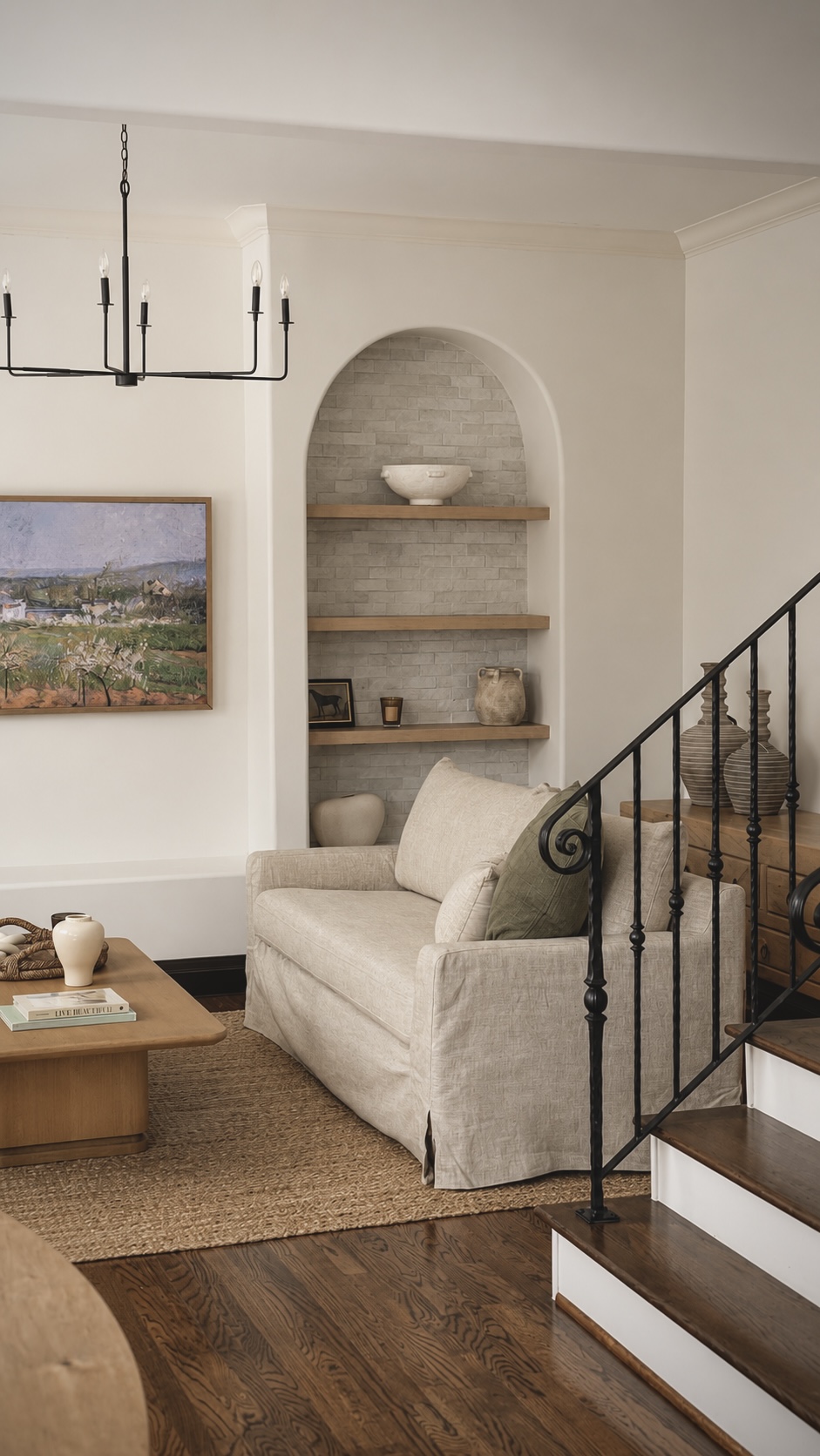 Bellefontaine Project — sitting area beside the stair