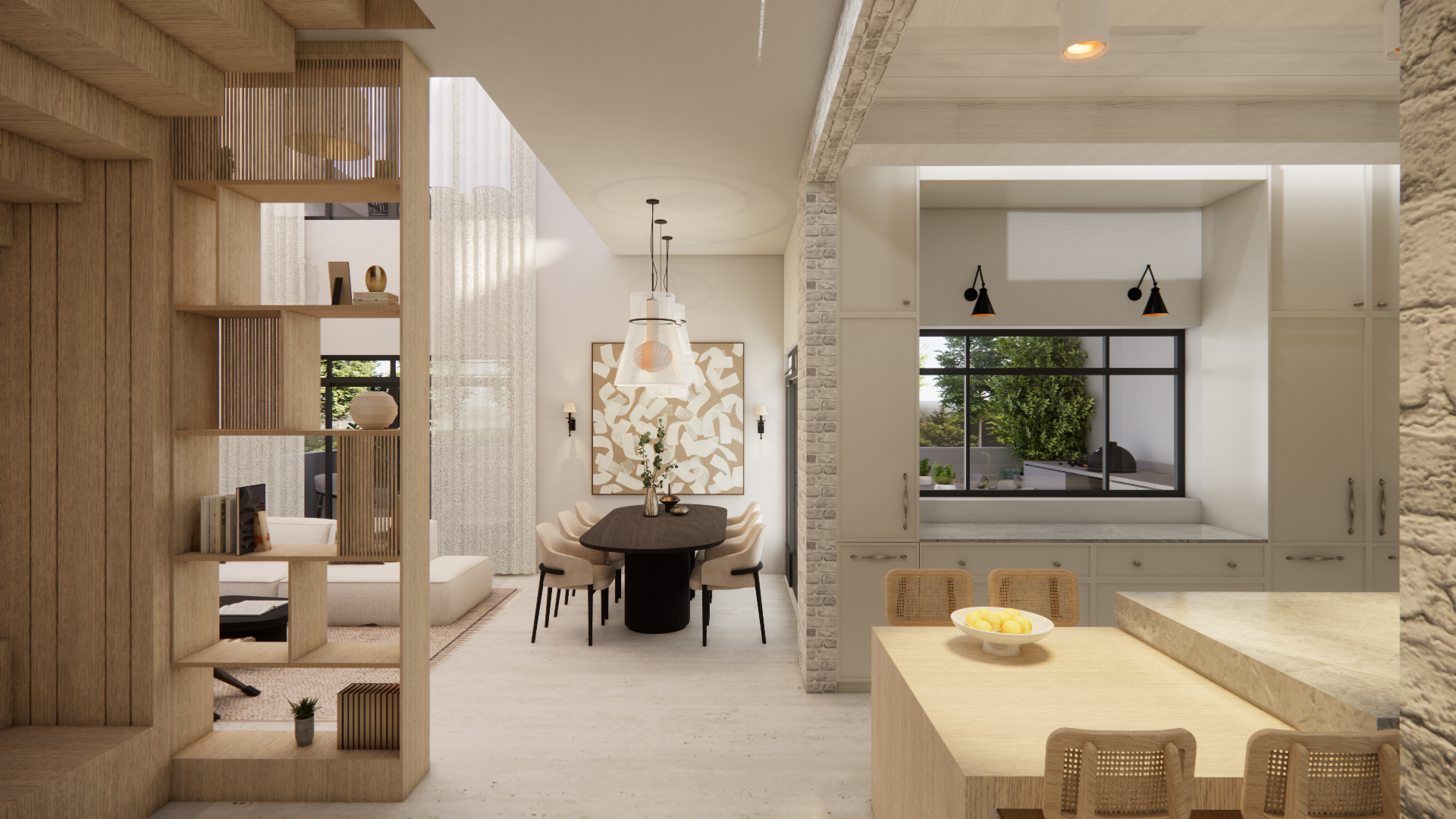 Forthcoming project — open dining and kitchen