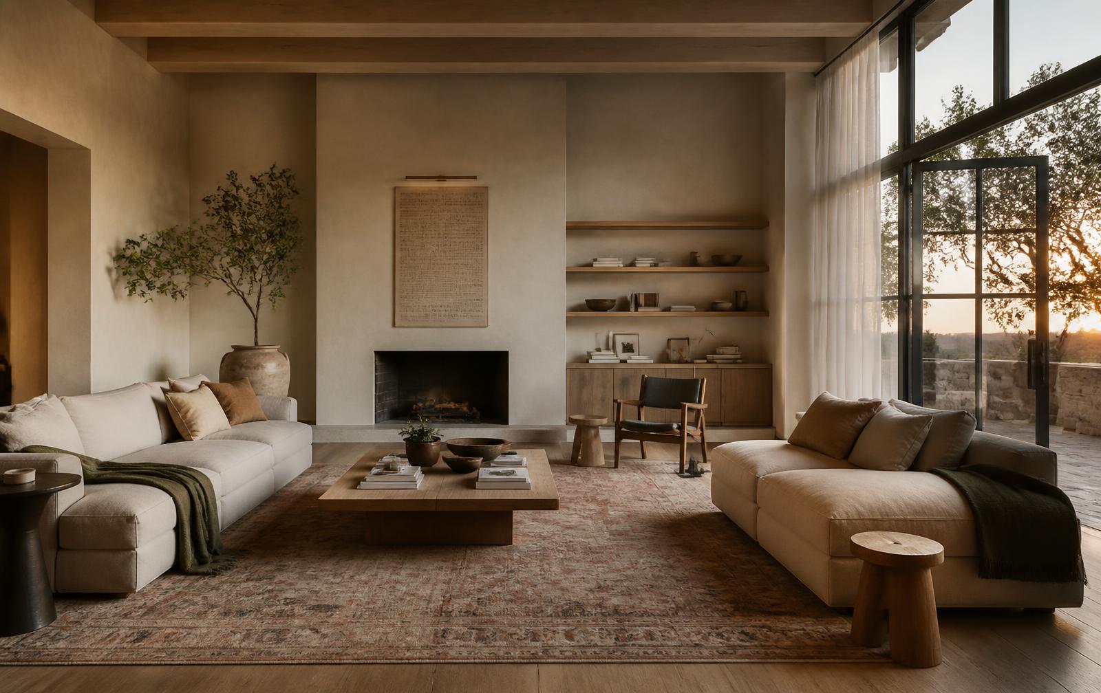Austin Interior Design: Warm Minimalism for Hill Country Homes
